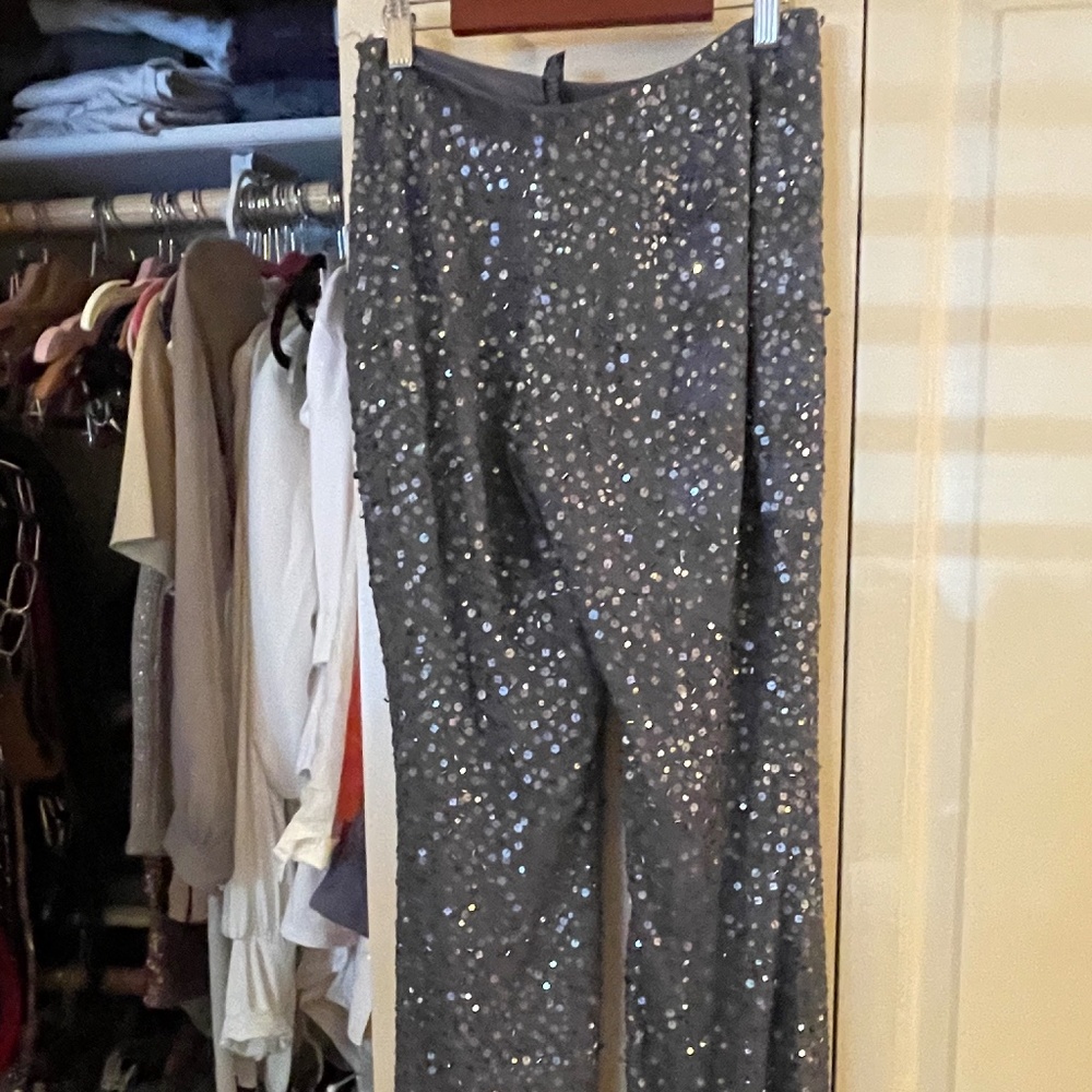 Gorgeous and vintage INC beaded silk pants! OMG!